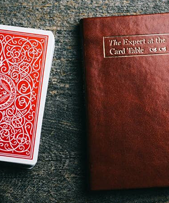 Pocket The Expert at the Card Table by Erdnase (Erdnase Bible-Chestnut Brown) - Book