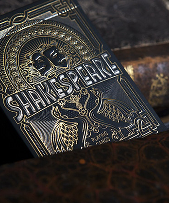 Shakespeare (Black) Playing Cards