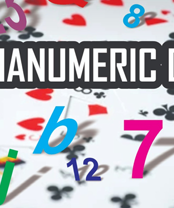 ALPHANUMERIC DECK RED by Juan Pablo - Trick