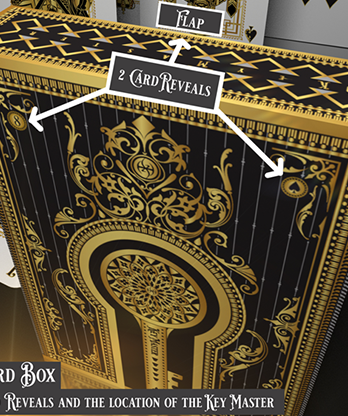 Secrets of the Key Master (with Standard Box) playing Cards by Handlordz