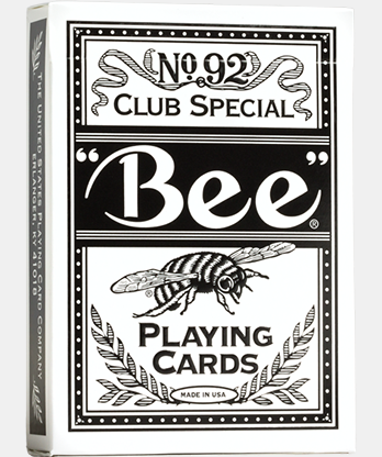 Signature Edition Bee (Black) Playing Cards