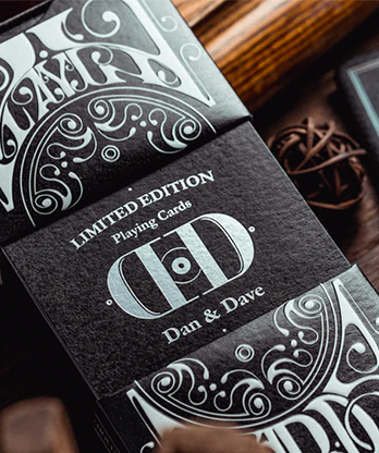 Smoke & Mirror (Mirror- Black) Deluxe Limited Edition Playing Cards by Dan & Dave