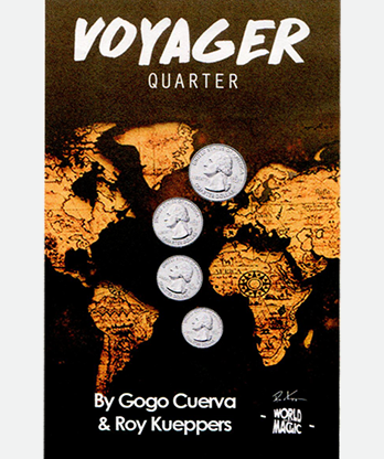 Voyager US Quarter (Gimmick and Online Instruction) by GoGo Cuerva - Trick