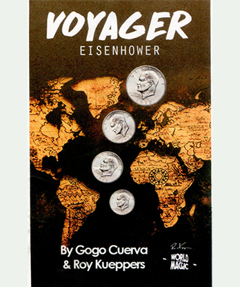 Voyager US Eisenhower Dollar (Gimmick and Online Instruction) by GoGo Cuerva - Trick