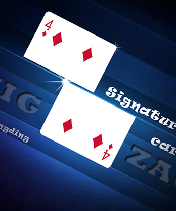 Signature Card Zig Zag by Dingding video DOWNLOAD