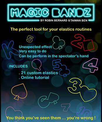 Magic Bandz by Robin Bernard and Taiwan Ben (Gimmicks and Online Instructions) - Trick