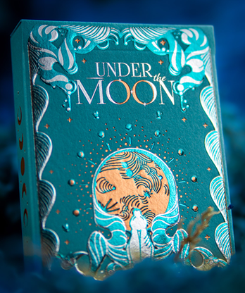Under the Moon (Moorland Green) Playing Cards