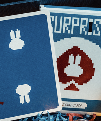 Surprise Deck V5 (Blue) Playing cards by Bacon Playing Card Company