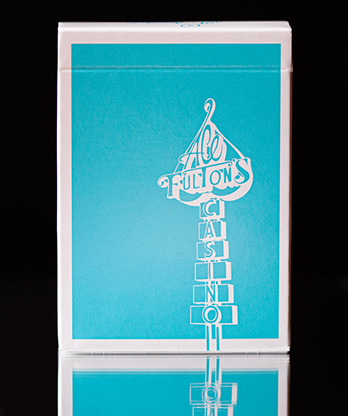 Ace Fulton's Casino: Miami Vice Blue Playing Cards