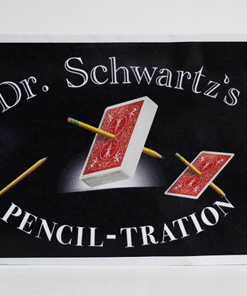 Dr. Schwartz's Pencil-Tration (Gimmicks and Online Instructions) by Martin Schwartz - Trick (Deck color may vary)
