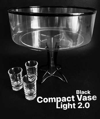 Compact Vase Light BLACK by Victor Voitko - Trick