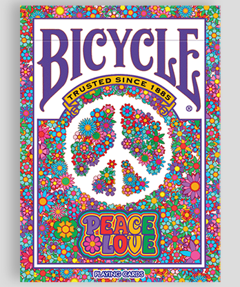 Bicycle Peace & Love Playing Cards by Collectable Playing Cards