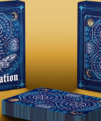 Divination (Blue) Playing Cards by Midnight Cards