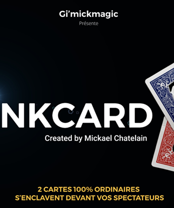 LinkCard BLUE (Gimmicks and Online Insruction) by Mickaël Chatelain - Trick
