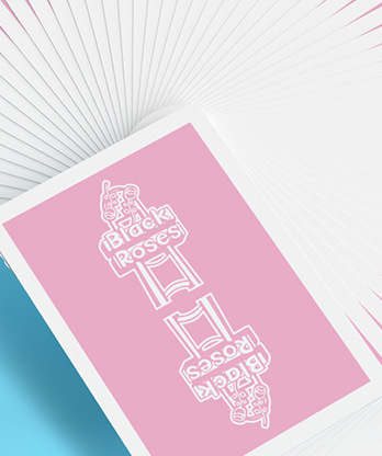 Pink BR Vintage Casino Playing Cards