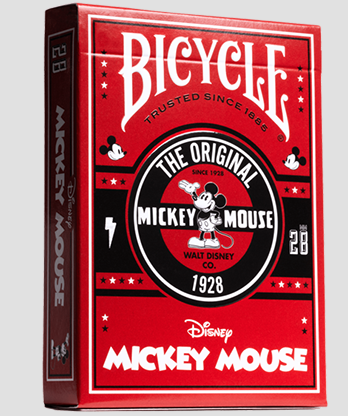 Bicycle Disney Classic Mickey Mouse (Red)  by US Playing Card Co.