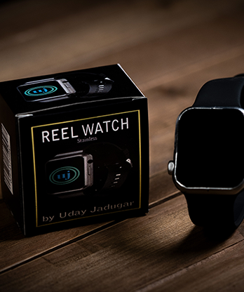 REEL WATCH - Stainless with black band smart watch (KEVLAR) by Uday Jadugar - Trick