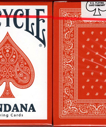 Bicycle Bandana Stripper (Red) Playing Cards