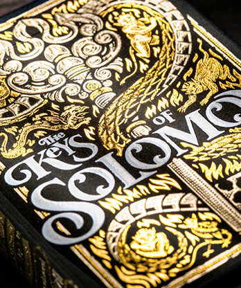 The Keys of Solomon: Golden Grimoire Playing Cards by Riffle Shuffle