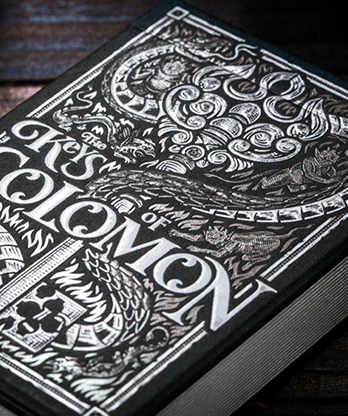 The Keys of Solomon: Silver Spirituum Playing Cards by Riffle Shuffle