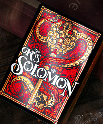 The Keys of Solomon: Blood Pact Playing Cards by Riffle Shuffle