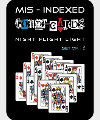 Mis-Indexed Court Cards (LIGHT) - Pack of 12 by Steve Dela - Trick