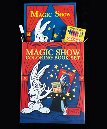 MAGIC SHOW Coloring Book STANDARD SET (3 way) by Murphy's Magic