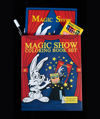 MAGIC SHOW Coloring Book DELUXE SET (4 way) by Murphy's Magic
