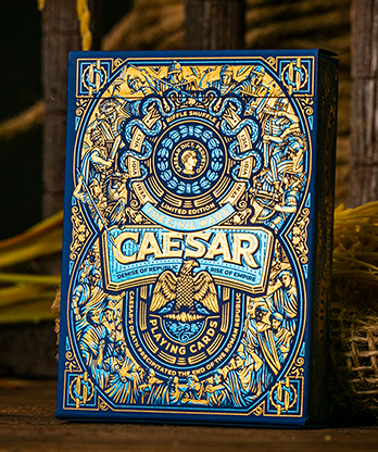 Caesar (Blue) Playing Cards by Riffle Shuffle