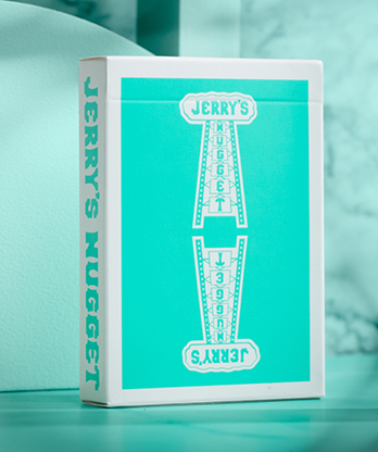 Jerry's Nugget Monotone (Tiffany Blue) Playing Cards