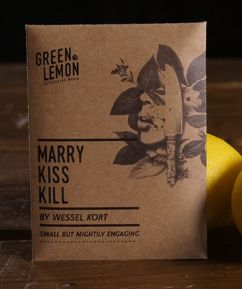 Marry Kiss Kill (Gimmicks and Online Instructions) by Wessel Kort and Green Lemon - Trick