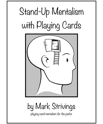 Stand-Up Mentalism With Playing Cards by Mark Strivings - Book