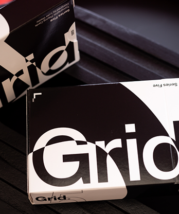 Grid Series Five- Typographic Playing Cards