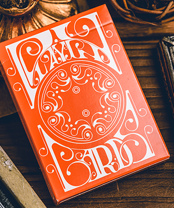 Smoke & Mirrors V9 (Orange Edition) Playing Cards by Dan & Dave