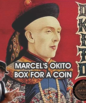 Marcel's Okito Box DOLLAR SIZE (Gimmicks and Online Instructions) by Marcelo Manni - Trick