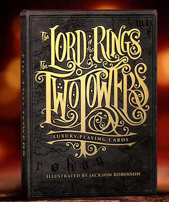 The Lord of the Rings - Two Towers Playing Cards (Gilded Edition) by Kings Wild
