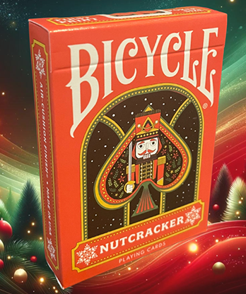 Bicycle Nutcracker (Red) Playing Cards