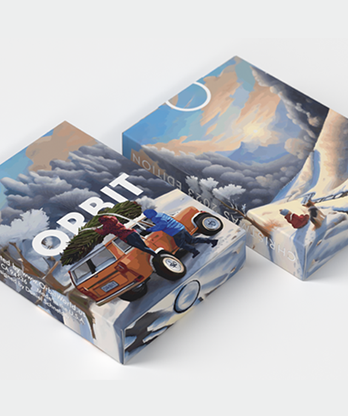 Orbit Christmas V3 Playing Cards