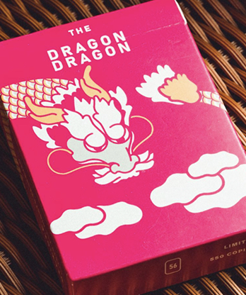The Dragon (Pink Gilded) Playing Cards
