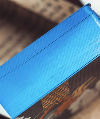 The Dragon (Blue Gilded) Playing Cards
