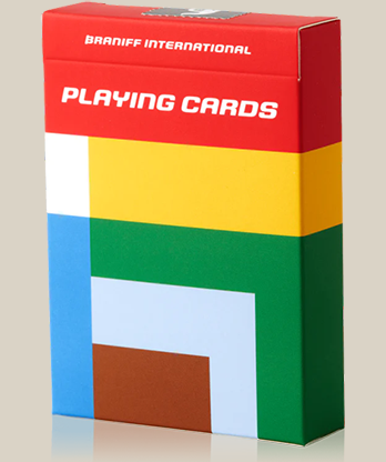 Braniff Playing Cards by Art of Play