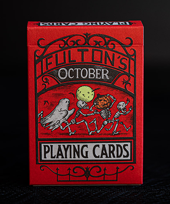 FULTON'S October Red Edition Playing Cards