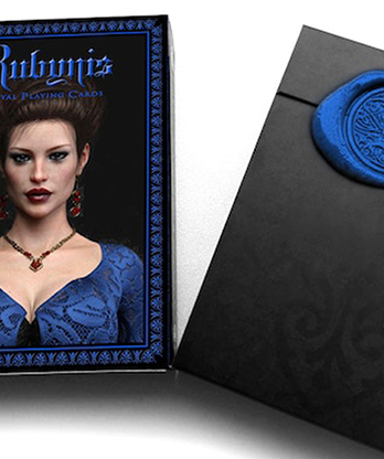 Rubynis Royal Playing Cards Blue Wax Seal (Limited Edition)