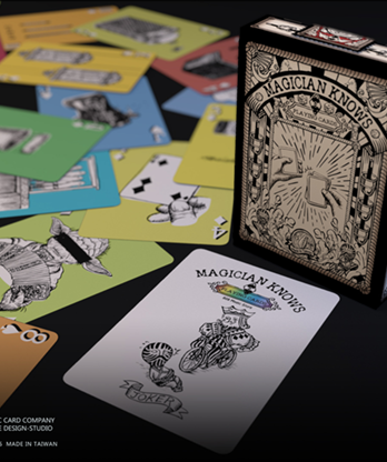 Magician Knows Playing Cards V1 (Color) by 808 Magic and Alan Wong