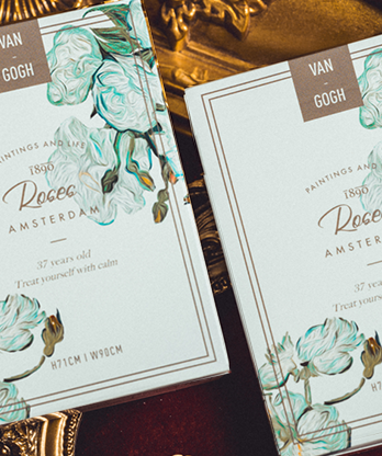 Van Gogh Roses (Borderless) Playing Cards