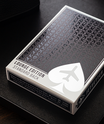 Lounge Edition Unmarked (Tarmac Black) by Jetsetter Playing Cards