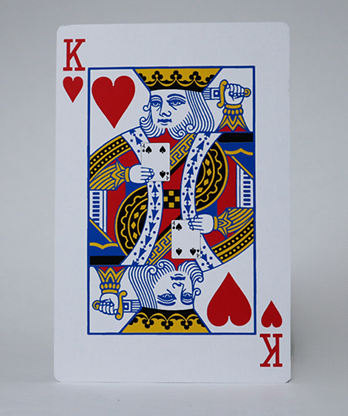 Bicycle Jumbo King Reveal (Blue) by Murphys Magic
