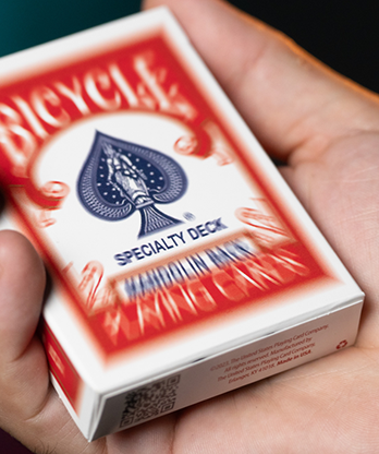 Bicycle Blur Red (Mandolin Back) by Mathieu Bich and Garrett Thomas