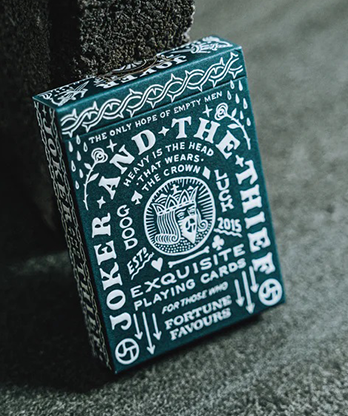 JT Crown (Green) Playing Cards by Joker and the Thief
