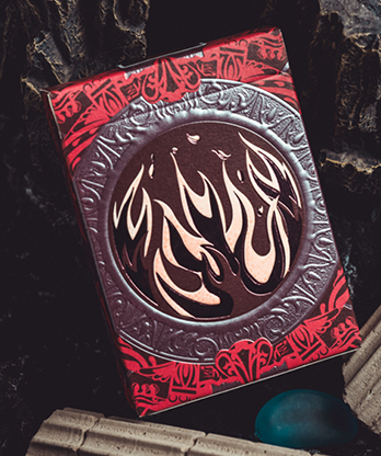 Gilded Atlantis: Fire Playing Cards